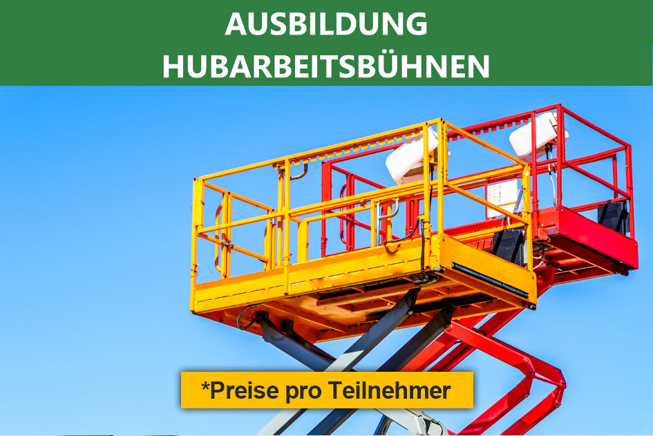 Ausbildung zum Bedienen von Hubarbeitsbühnen (Inhouse)