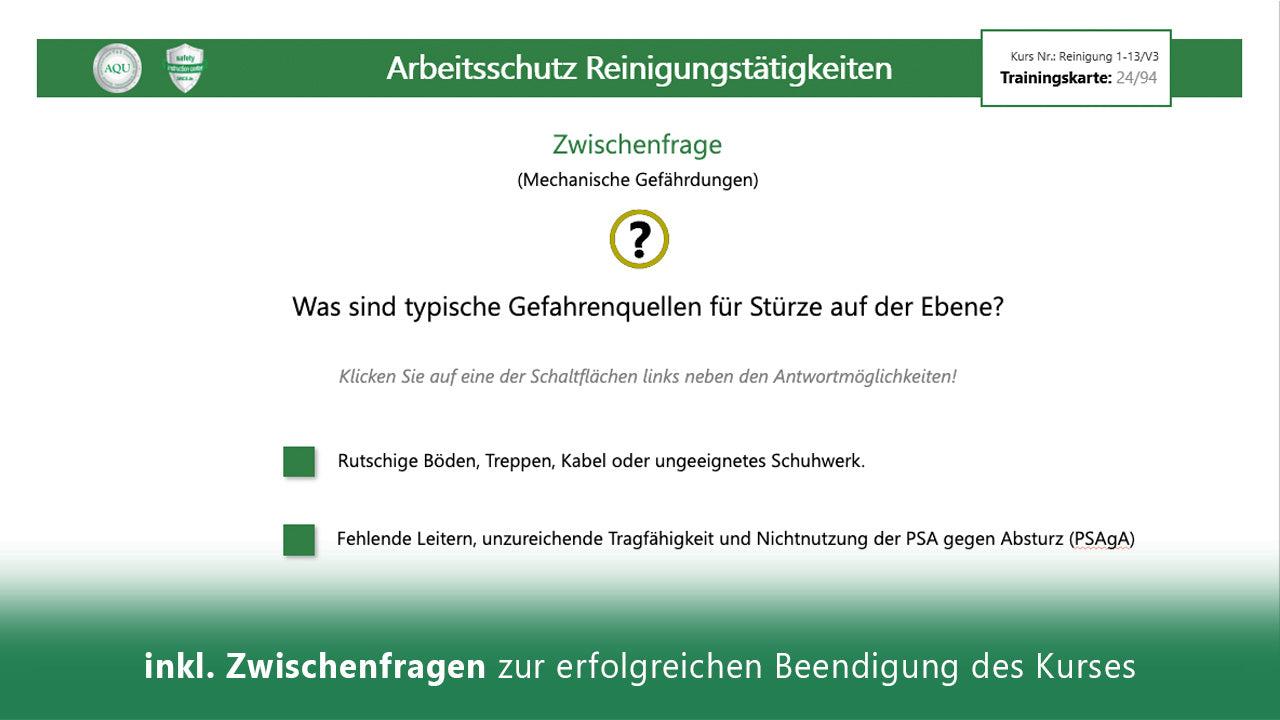 Reinigung