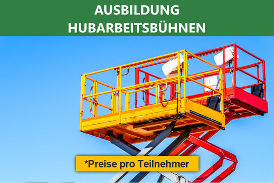 Ausbildung zum Bedienen von Hubarbeitsbühnen (Inhouse)