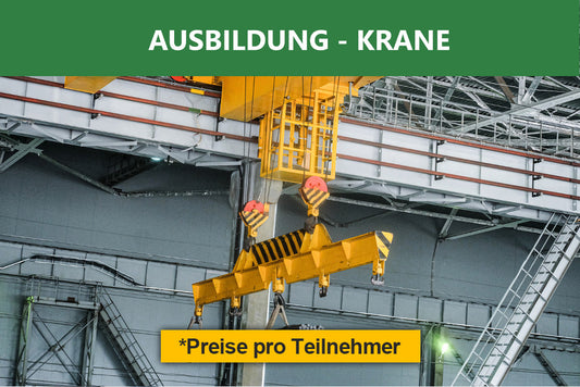 Ausbildung zum Führen flurbedienter Krane (Inhouse)