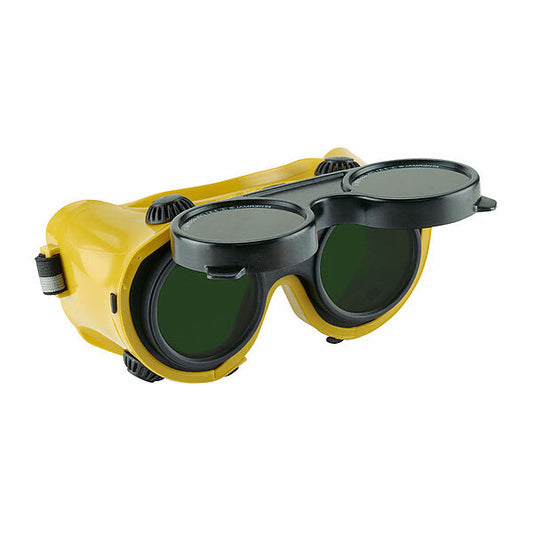 Schweißerklappbrille - TECTOR Modell 722mm (mit klappbaren Schutzgläsern)